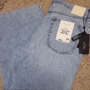 rag & bone Relaxed Fit Jeans - Light Blue